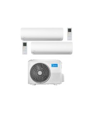 Climatizzatore Condizionatore Midea Dual Split Inverter Elegance 9000+12000 con M2OH-14HFN8-Q R-32 Wi-Fi Optional 9+12 Climatizzatore Condizionatore Midea Dual Split Inverter Elegance 9000+12000 con M2OH-14HFN8-Q R-32 Wi-Fi Optional 9+12
