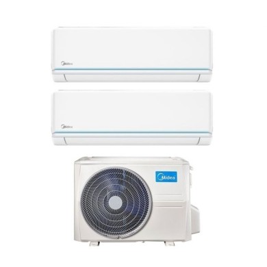 Condizionatore Midea Dual Split Inverter serie EVOLUTION 9+12 con M2OH-14HFN8-Q R-32 Wi-Fi integrato 9000+12000 Condizionatore Midea Dual Split Inverter serie EVOLUTION 9+12 con M2OH-14HFN8-Q R-32 Wi-Fi integrato 9000+12000
