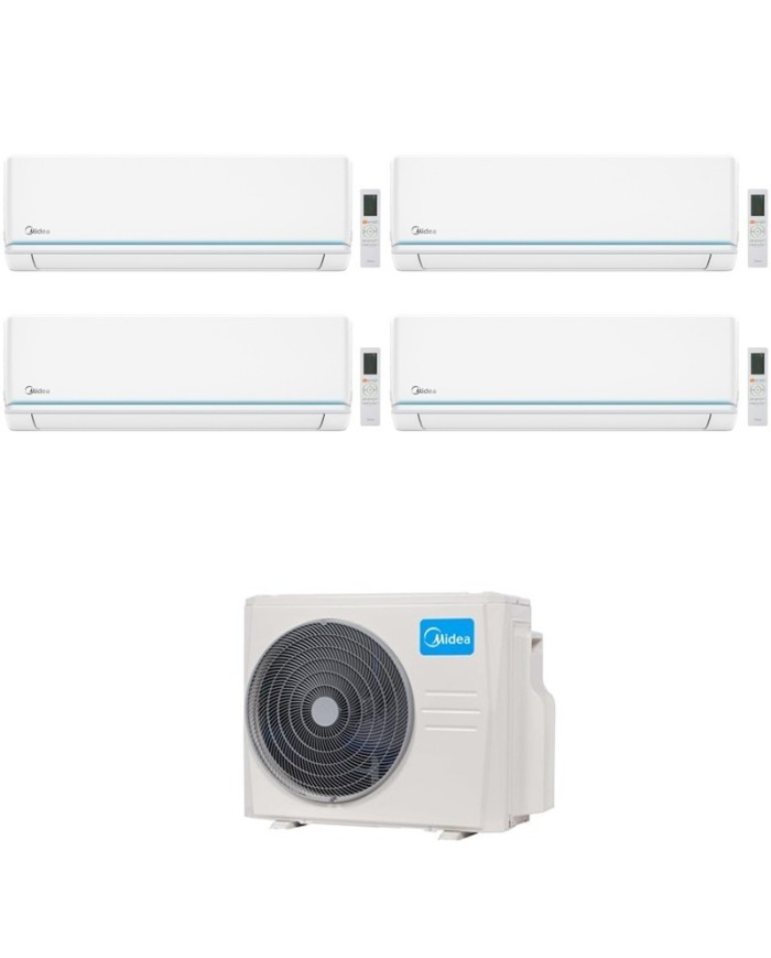 Condizionatore Midea Quadri Split Inverter serie EVOLUTION 12+12+12+12 con M40B-36HFN8 R-32 Wi-Fi Integrato 12000+12000+12000+12000 Condizionatore Midea Quadri Split Inverter serie EVOLUTION 12+12+12+12 con M40B-36HFN8 R-32 Wi-Fi Integrato 12000+12000+12000+12000