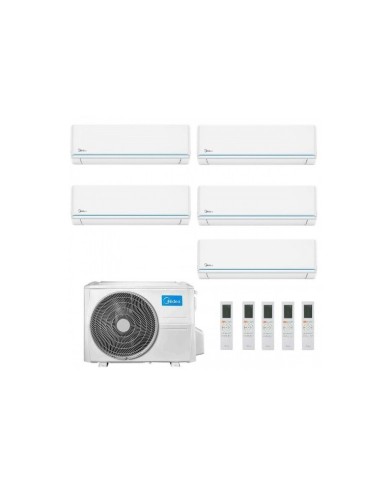 Condizionatore Midea Penta Split Inverter serie EVOLUTION 9+9+9+9+9 con M5OE-42HFN8-Q R-32 Wi-Fi Integrato 9000+9000+9000+9000+9000 Condizionatore Midea Penta Split Inverter serie EVOLUTION 9+9+9+9+9 con M5OE-42HFN8-Q R-32 Wi-Fi Integrato 9000+9000+9000+9000+9000