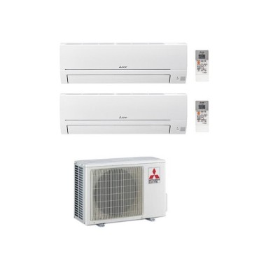 Climatizzatore Condizionatore Mitsubishi Electric Dual Split Inverter serie SMART MSZ-HR 9+9 con MXZ-2HA50VF R-32 Wi-Fi Optional 9000+9000 Climatizzatore Condizionatore Mitsubishi Electric Dual Split Inverter serie SMART MSZ-HR 9+9 con MXZ-2HA50VF R-32 Wi-Fi Optional 9000+9000