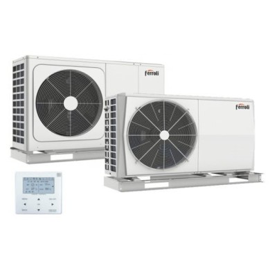 Pompa Di Calore Reversibile Ferroli OMNIA M 3.2 da 14 kW 2CP000IF Trifase per installazione esterna con compressore DC Inverter R-32 Wi-Fi con comando incluso Pompa Di Calore Reversibile Ferroli OMNIA M 3.2 da 14 kW 2CP000IF Trifase per installazione esterna con compressore DC Inverter R-32 Wi-Fi con comando incluso