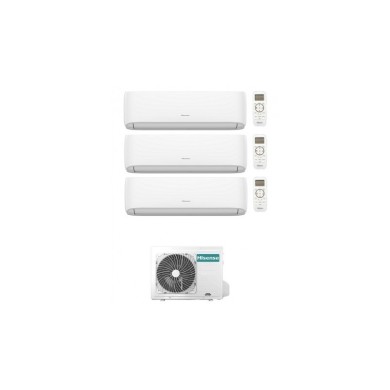 Condizionatore Trial Split Hisense Hi-Comfort 9+9+12 con 3AMW52U4RJC R-32 Wi-Fi Integrato Condizionatore Trial Split Hisense Hi-Comfort 9+9+12 con 3AMW52U4RJC R-32 Wi-Fi Integrato