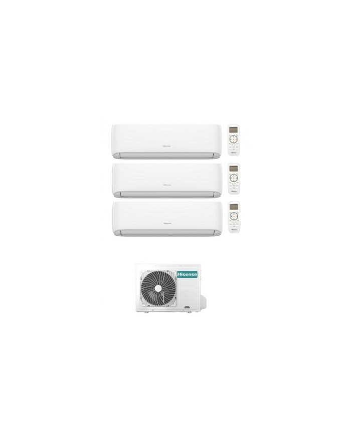 Condizionatore Trial Split Hisense Hi-Comfort 12+12+12 con 3AMW72U4RJC R-32 Wi-Fi Integrato Condizionatore Trial Split Hisense Hi-Comfort 12+12+12 con 3AMW72U4RJC R-32 Wi-Fi Integrato