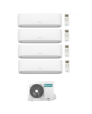 Condizionatore Quadri Split Hisense Hi-Comfort 9+9+9+9 con 5AMW105U4RQC R-32 Wi-Fi Integrato Condizionatore Quadri Split Hisense Hi-Comfort 9+9+9+9 con 5AMW105U4RQC R-32 Wi-Fi Integrato