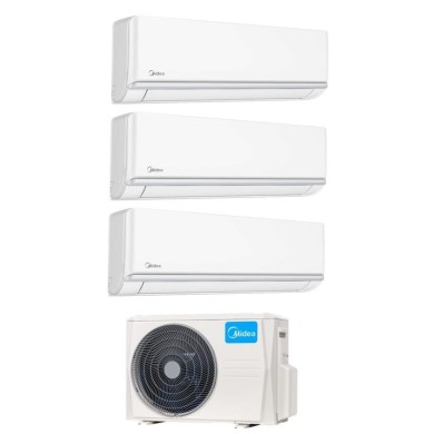 Climatizzatore Condizionatore Midea Trial Split Inverter Elegance 9000+9000+9000 con M3OG-21HFN8-Q R-32 Wi-Fi Optional 9+9+9 Climatizzatore Condizionatore Midea Trial Split Inverter Elegance 9000+9000+9000 con M3OG-21HFN8-Q R-32 Wi-Fi Optional 9+9+9