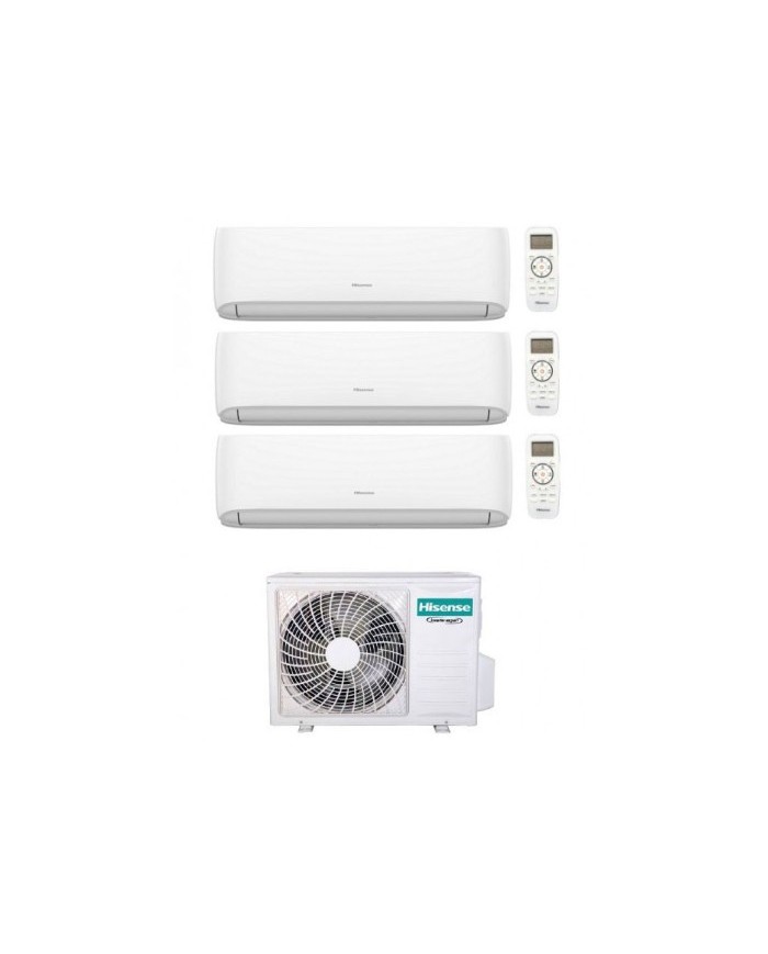 Condizionatore Trial Split Hisense Hi-Comfort 7+7+9 con 3AMW72U4RJC R-32 Wi-Fi Integrato Condizionatore Trial Split Hisense Hi-Comfort 7+7+9 con 3AMW72U4RJC R-32 Wi-Fi Integrato