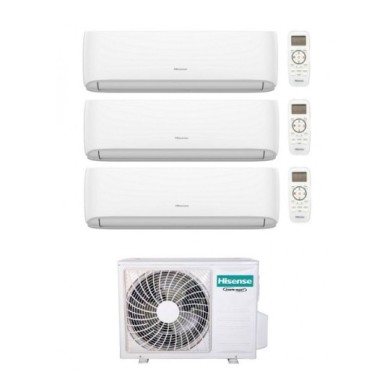 Condizionatore Trial Split Hisense Hi-Comfort 7+7+9 con 3AMW72U4RJC R-32 Wi-Fi Integrato Condizionatore Trial Split Hisense Hi-Comfort 7+7+9 con 3AMW72U4RJC R-32 Wi-Fi Integrato