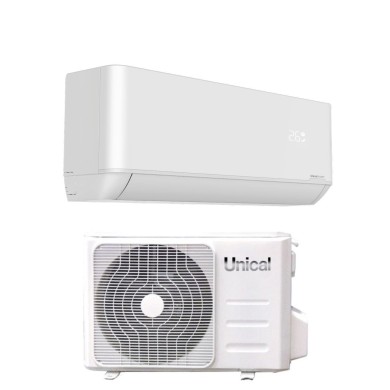Climatizzatore Condizionatore Unical Inverter serie FLOWY 9000 Btu FLWY 9H R-32 Wi-Fi Optional Classe A++/A+ Climatizzatore Condizionatore Unical Inverter serie FLOWY 9000 Btu FLWY 9H R-32 Wi-Fi Optional Classe A++/A+