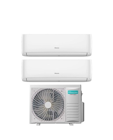 Condizionatore Dual Split Hisense Hi-Comfort 7+12 con 2AMW52U4RXC R-32 Wi-Fi Integrato Condizionatore Dual Split Hisense Hi-Comfort 7+12 con 2AMW52U4RXC R-32 Wi-Fi Integrato