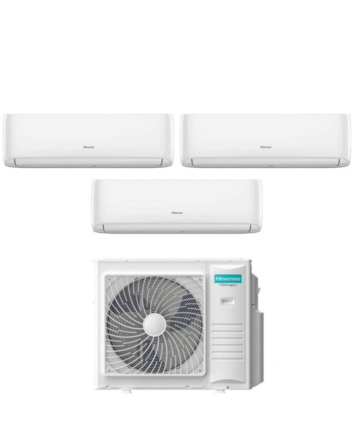Condizionatore Trial Split Hisense Hi-Comfort 7+7+12 con 3AMW52U4RJC R-32 Wi-Fi Integrato Condizionatore Trial Split Hisense Hi-Comfort 7+7+12 con 3AMW52U4RJC R-32 Wi-Fi Integrato
