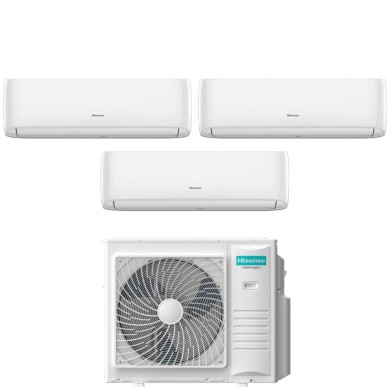 Condizionatore Trial Split Hisense Hi-Comfort 7+7+12 con 3AMW52U4RJC R-32 Wi-Fi Integrato Condizionatore Trial Split Hisense Hi-Comfort 7+7+12 con 3AMW52U4RJC R-32 Wi-Fi Integrato