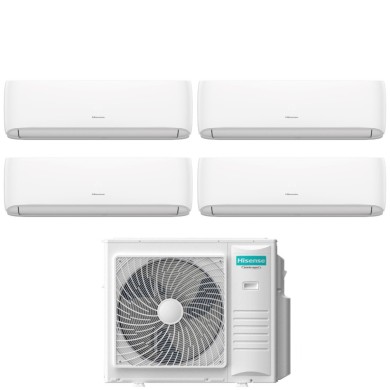 Condizionatore Quadri Split Hisense Hi-Comfort 7+7+12+12 con 4AMW81U4RJC R-32 Wi-Fi Integrato Condizionatore Quadri Split Hisense Hi-Comfort 7+7+12+12 con 4AMW81U4RJC R-32 Wi-Fi Integrato