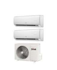 Climatizzatore Condizionatore Dual Split Inverter Ferroli Giada M 9000+9000 btu con 21-3 Wi-Fi Integrato Alexa e Google HOME 9+9 - NOVITA Climatizzatore Condizionatore Dual Split Inverter Ferroli Giada M 9000+9000 btu con 21-3 Wi-Fi Integrato Alexa e Google HOME 9+9 - NOVITA