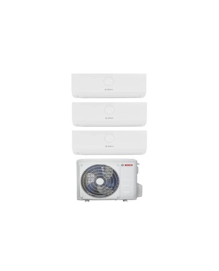 Climatizzatore Condizionatore Bosch Trial Split Inverter serie CLIMATE 3000i 7+7+7 con CL5000M 62/3 E R-32 Wi-Fi Optional 7000+7000+7000 Climatizzatore Condizionatore Bosch Trial Split Inverter serie CLIMATE 3000i 7+7+7 con CL5000M 62/3 E R-32 Wi-Fi Optional 7000+7000+7000