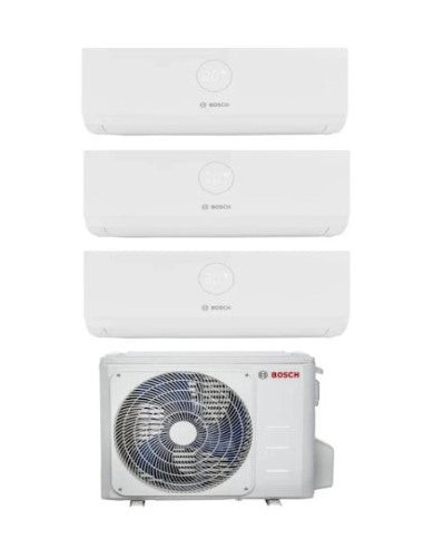 Climatizzatore Condizionatore Bosch Trial Split Inverter serie CLIMATE 3000i 7+7+12 con CL5000M 62/3 E R-32 Wi-Fi Optional 7000+7000+12000 Climatizzatore Condizionatore Bosch Trial Split Inverter serie CLIMATE 3000i 7+7+12 con CL5000M 62/3 E R-32 Wi-Fi Optional 7000+7000+12000