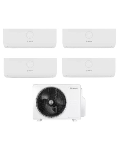 Climatizzatore Condizionatore Bosch Quadri Split Inverter serie CLIMATE 3000i 7+7+7+9 con CL5000M 82/4 E R-32 Wi-Fi Optional 7000+7000+7000+9000 Climatizzatore Condizionatore Bosch Quadri Split Inverter serie CLIMATE 3000i 7+7+7+9 con CL5000M 82/4 E R-32 Wi-Fi Optional 7000+7000+7000+9000