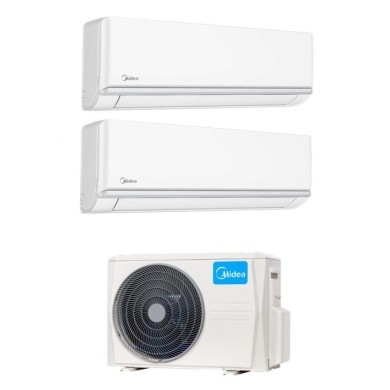 Climatizzatore Condizionatore Midea Dual Split Inverter Elegance 12000+12000 con M2OE-18HFN8-Q R-32 Wi-Fi Optional 12+12 Climatizzatore Condizionatore Midea Dual Split Inverter Elegance 12000+12000 con M2OE-18HFN8-Q R-32 Wi-Fi Optional 12+12