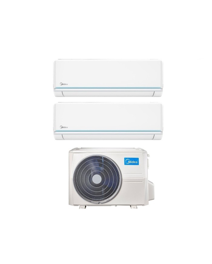 Condizionatore Midea Dual Split Inverter serie EVOLUTION 12+12 con M2OE-18HFN8-Q R-32 Wi-Fi integrato 12000+12000 Condizionatore Midea Dual Split Inverter serie EVOLUTION 12+12 con M2OE-18HFN8-Q R-32 Wi-Fi integrato 12000+12000
