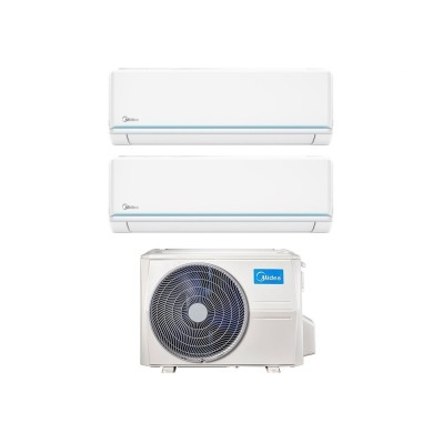 Condizionatore Midea Dual Split Inverter serie EVOLUTION 12+12 con M2OE-18HFN8-Q R-32 Wi-Fi integrato 12000+12000 Condizionatore Midea Dual Split Inverter serie EVOLUTION 12+12 con M2OE-18HFN8-Q R-32 Wi-Fi integrato 12000+12000