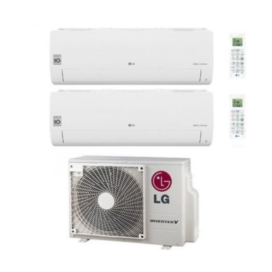 Climatizzatore Condizionatore LG Dual Split Inverter serie LIBERO SMART 7+7 con MU2R15 R-32 Wi-Fi Integrato 7000+7000 Climatizzatore Condizionatore LG Dual Split Inverter serie LIBERO SMART 7+7 con MU2R15 R-32 Wi-Fi Integrato 7000+7000