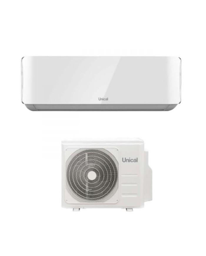 Climatizzatore Condizionatore Unical Inverter Mono Split serie AIR CRISTAL 13000 Btu KMUN 13H R-32 Wi-Fi Optional Climatizzatore Condizionatore Unical Inverter Mono Split serie AIR CRISTAL 13000 Btu KMUN 13H R-32 Wi-Fi Optional