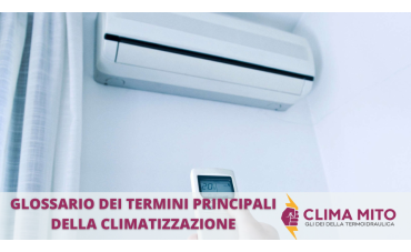 Glossario dei termini principali della climatizzazione Glossario dei termini principali della climatizzazione